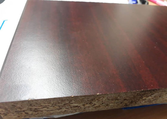 Double Sided Melamine Laminated Particle Board Wood Grain 5mm Thinckness